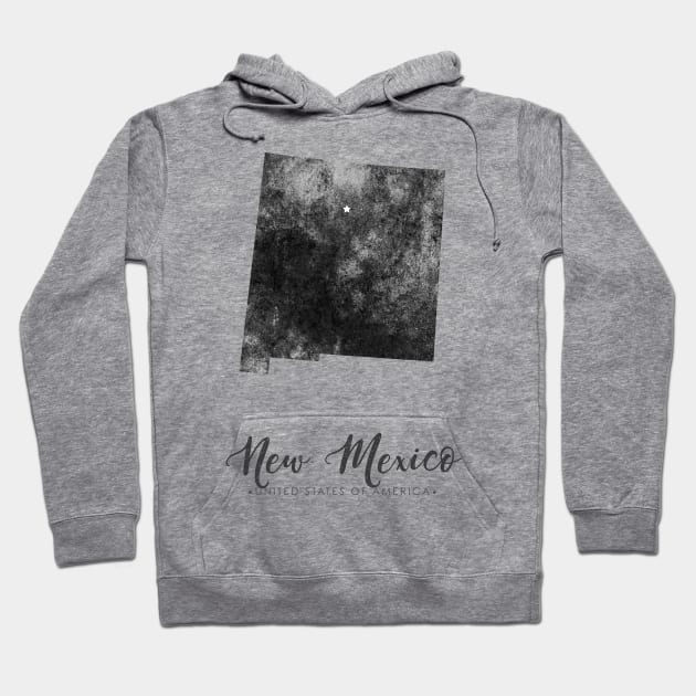 New Mexico state map Hoodie by StudioGrafiikka